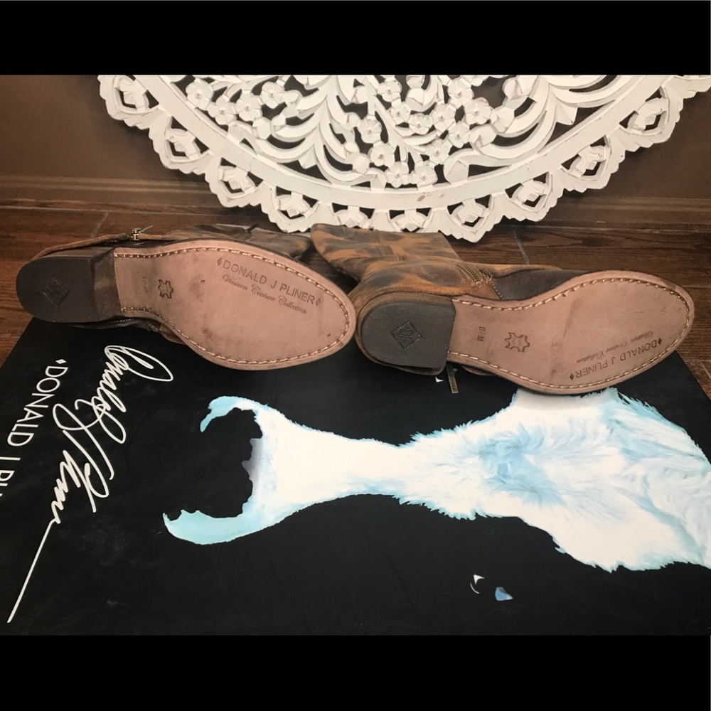 Donald J. Pliner Saddle Vintage Suede Boots - Picture 3 of 6
